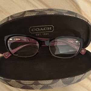 Coach Women's Eyeglasses in Pink and Black